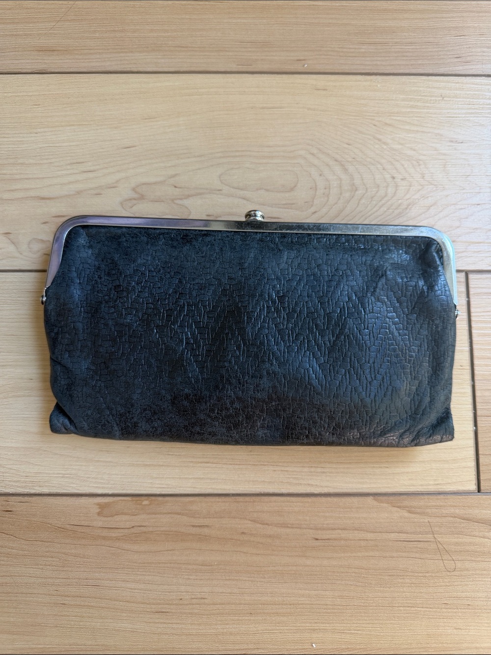 Hobo Black Leather Wallet